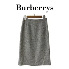 Burberrys ツイードスカート　グレー　Ｍ　ヴィンテージ　バーバリーズ