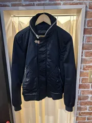 ZARA ザラ ナイロンジャケット MA-1風 カジュアルジャケット 中綿 キルティング ネイビー ダークネイビー A-1633Y-266