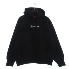 シュプリーム SUPREME 21AW Box Logo Hooded Sweatshirt パーカー スウェット 長袖 裏起毛 ロゴ 刺繍 コットン 黒 ブラック S