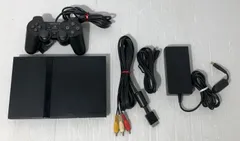 【動作良好】SONY PlayStation２ SCPH-70000 薄型モデル ブラック セット売り PS2 プレイステーション2 ソニー