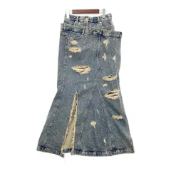 PRANK PROJECT プランクプロジェクト クラッシュマーメイドデニムスカート 31232515204 変形 レディース サイズ38 ボトムス IL17644■