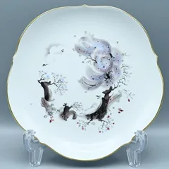 美品 Meissen マイセン アーモンドの木 プレート 約18.5cm 700110 一級