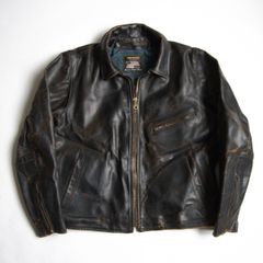 最終値引き【FLAT HEAD】茶芯シングルレザージャケ FN-LJ-HS001 - メルカリ
