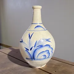 古伊万里 笹徳利 江戸後期 有田焼 染付 徳利 酒器 花入 花瓶 陶器 置物 インテリア 骨董品