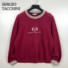 SERGIO TACCHINI 00s Rumania archive LOGO sewatshirts L セルジオタッキー二 アーカイブ ロゴ刺繍 鹿子 スウェット トレーナー オールド ビギー