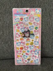 ハッピーマーチ ジュエルプチドロップ シール ストーン付き ぷっくり 立体 キラキラ デコ 正規品