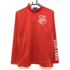 パーリーゲイツ トレーナー グレー×マルチカラー 恐竜柄 裏起毛