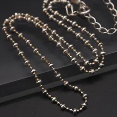 L743 ヴィンテージ STERLING 925刻印 ネックレス チェーン デザイン シルバー