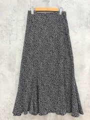 美品 Heather ヘザー HE050072EM レオパード プリーツ マーメイド ロング スカート sizeF/総柄  ■◇ レディース