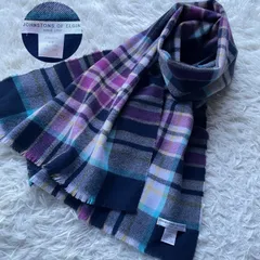 【鑑定済】【最終値下げ】ジョンストンズ マフラー 中判 Johnstons of Elgin】カシミヤ中判マフラー - SUGURU SHOP