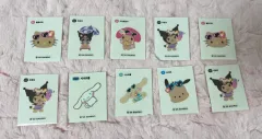 (10枚まとめ売り) サンリオ ティブティブシール ハローキティ(ハローキティ)・マイメロディ(マイメロディ)・クロミ・シナモロール・ポチャッコ