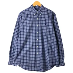 古着 ラルフローレン Ralph Lauren 長袖 ボタンダウンチェックシャツ メンズL相当/eaa599814