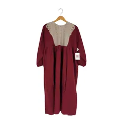 サマンサモスモス samansa Mos2 長袖配色レースワンピース レディース FREE 