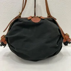 7922　IL BISONTE　ILBISONTE　イルビゾンテ　キャンディーバッグ　キャンディ　ハンドバッグ　トートバッグ　小さめ　キャンバス　レザー　黒　ブラック　茶　ブラウン　肩がけ　ミニ　ミニキャンディー