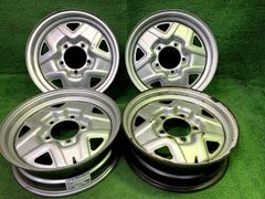 ①三菱ランサーEXターボ純正 14インチ スチールホイール ①、②セット