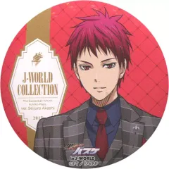 【中古】バッジ・ピンズ(キャラクター) 赤司征十郎 56mm缶バッジ 「黒子のバスケ J-WORLD Collection Ver. Seijuro Akashi 2017」 ミニアトラクション マネージャーのお仕事 バスケ賞