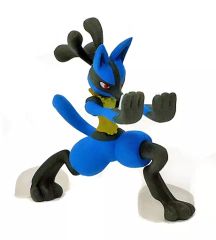 [중고] 트레이딩 피규어 루카리오 데스크탑 피규어 [이치 반 쿠지 포권 POKKEN TOURNAMENT] H상