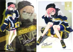 【中古】タペストリー 中野一花 B2タペストリー2本セット 「きゃらっとくじ 映画 五等分の花嫁 ～Land a trick!!～」 A賞