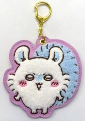 ちいかわ もこもこサガラ刺繍キーホルダー モモンガ - メルカリ