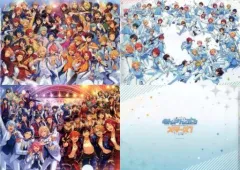 【中古】クリアファイル 集合 A4クリアファイル3枚セット 「あんさんぶるスターズ!!×ローソン」