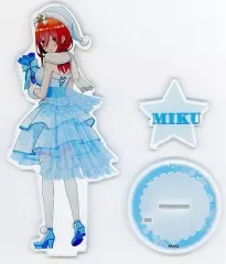 【中古】アクリルスタンド・アクリルパネル 中野三玖 アクリルスタンド 「五等分の花嫁∬×SMILE BASE CAFE」