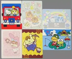 【中古】シール・ステッカー 集合 おまけシール6枚セット 「どうぶつの森 amiibo+ amiiboカード サンリオキャラクターズコラボ 復刻版」 同梱品