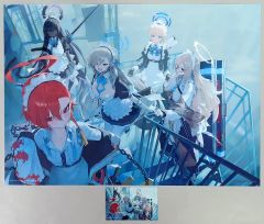 [중고] 클리어 포스터 A3 클리어 포스터 & 클리어 카드 Cleaning & Clearing [이치 반 쿠지 블루 아카이브 vol.2] K 상