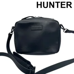 ハンター HUNTER ショルダーバッグ オリジナル ラバライズドレザー ミニ クロスボディ 撥水性 黒 ラバー加工 レディース S5Y709