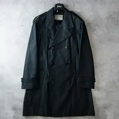 最高級 英国製 一枚袖 Aquascutum アクアスキュータム ヘリテージコレクション トレンチコート メンズ 38 (M) チャコールグレー 裏地 総柄のサムネイル