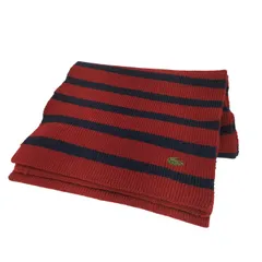 ラコステ LACOSTE ボーダーマフラー レディース 表記無 