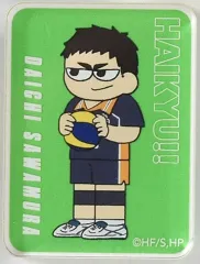【中古】アクリルスタンド・アクリルパネル 澤村大地 「ハイキュー!! ジロリ トレーディング アクリルブロック -烏野ver.-」