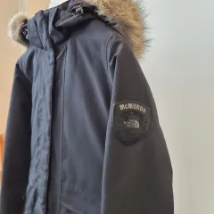 廃業整理 THE NORTH FACE ザノースフェイス マクマード ダウンジャケット ロング丈 ブラック