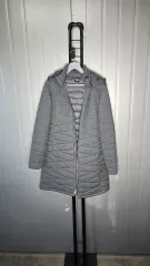 THE NORTH FACE ザノースフェイス レディース ダウンジャケット ロング丈 グレー 90 M