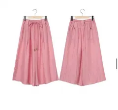 G studio 24SS アセテート フレア パンツ