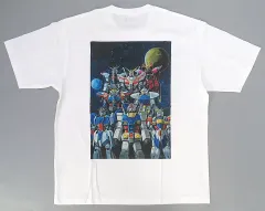 【中古】Tシャツ 集合 45周年 UT グラフィックTシャツ(リラックスフィット) ホワイト Lサイズ 「機動戦士ガンダム×ユニクロ」