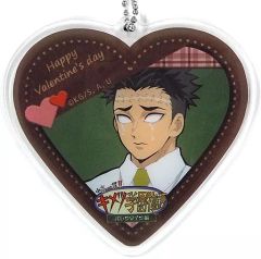 キメツ学園 バレンタイン編 ハート型ランダムアクリルチャーム 我妻善