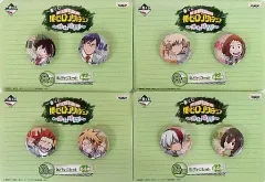 【中古】バッジ・ピンズ(キャラクター) 全4種セット 缶バッジセット 「一番くじ 僕のヒーローアカデミア ～休み時間!～」 G賞