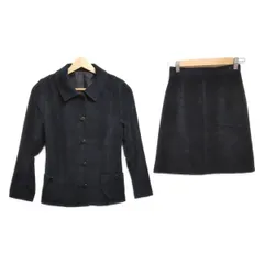 COURREGES(クレージュ) スカートスーツ レディース美品  - ダークネイビー