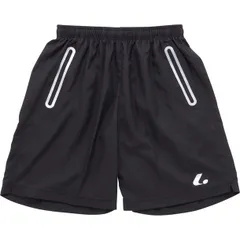 ルーセント LUCENT Uniハーフパンツ(ブラック×シルバー) テニスショート・3 4パンツ (XLS5380)、選択