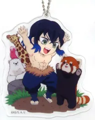 【中古】キーホルダー [単品] 嘴平伊之助 ご当地イラスト大阪 アクリルチャーム 「鬼滅の刃 全集中展 刀鍛冶の里編・柱稽古編」