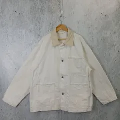 GU ジーユー レディース 長袖 ホワイト カバーオールジャケット 綿100% カジュアル ◇〇