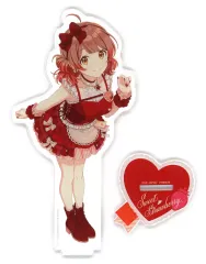 【中古】アクリルスタンド・アクリルパネル 花海佑芽 スタンド付きビッグアクリルプレート～スウィートストロベリー～vol.2 「学園アイドルマスター」