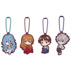 【中古】キーホルダー 全4種セット ラバーマスコット 「ガシャポンくじ エヴァンゲリオン あそーと06」 B賞
