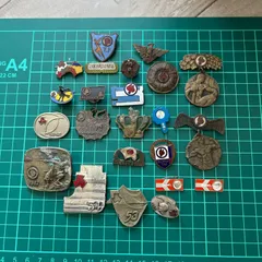 希少！国民体育大会などヴィンテージバッジ 22点セット 記章 昭和レトロ