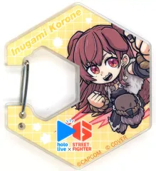 【中古】キーホルダー 戌神ころね(SD) 「CAPCOM CAFE×ストリートファイター6×バーチャルYouTuber ホロライブ 第2弾 トレーディングアクリルカラビナ」
