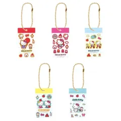 【中古】キーホルダー 全5種セット 「ハローキティ シール風アクリルキーチェーン」