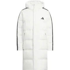 adidas アディダス スリーストライプス レギュラーフィット ロング ダウン コート マルチスポーツ ダウンコート wf945-jz8732、J/XSTサイズ