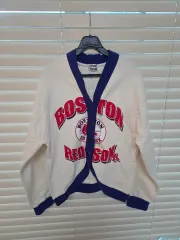 新品 裏毛 バイカラー カーディガン