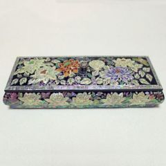 ビンテージ 唐草模様 ジュエリーボックス アクセサリーケース - メルカリ