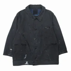 美品 20aw ICT限定 ビズビム VISVIM BENNY JKT CRASH 0220905013005 ベニージャケット クラッシュ リペア加工 カバーオール ブルゾン 3 BLACK 黒 ブラック/メンズのサムネイル